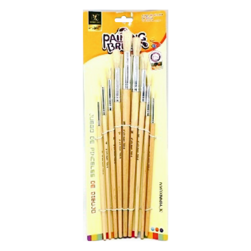 YIPINXUAN Painting Brush 577-9YF/766-9/PP-236 Round Head 9's