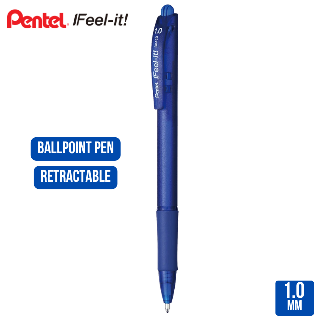 Pentel Feel It Retractable Ballpoint Pen BX420