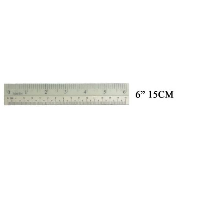 Plastic Ruler Halfwhite