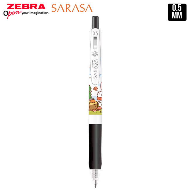 Zebra Gel Pen Sarasa Clip Winter Animal 0.5mm