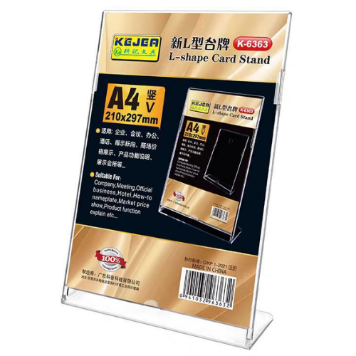 Acrylic Brochure Holder A4