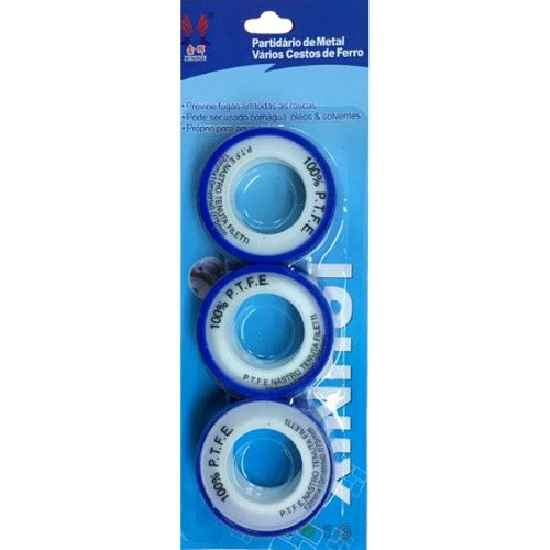 Thread Seal Tape for Pipe 12mmX10metriX0.075mm 3's XinHui