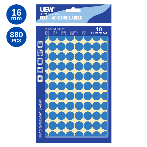 UEW Label sticker 160  10's Colour