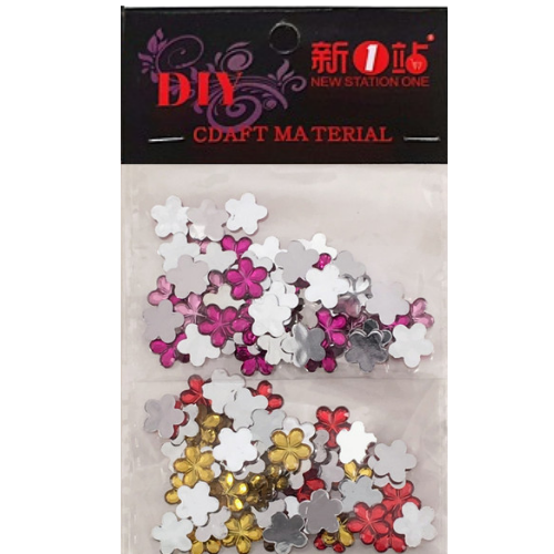 DIY Craft - Crystal Flower Shape 2 in 1