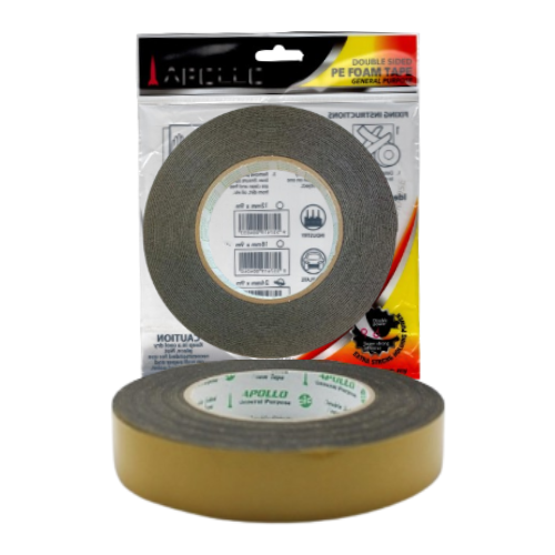 Apollo Double Sided Foam Tape - Black