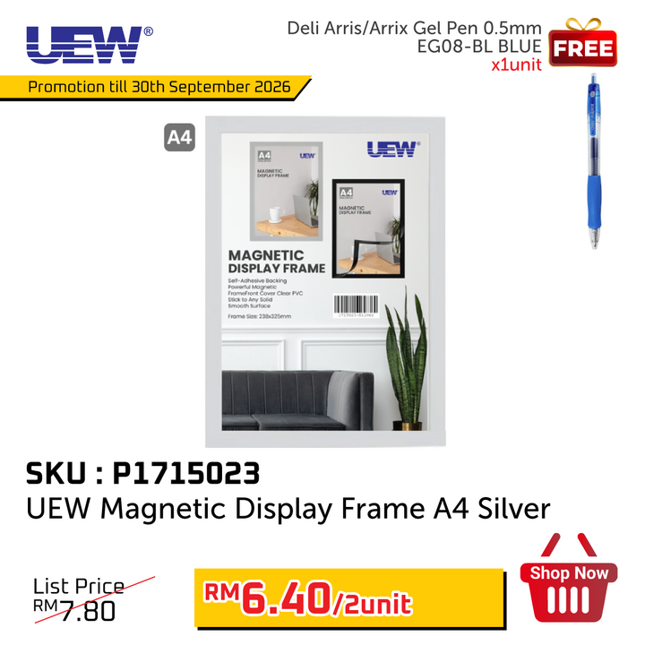 Promo@UEW Magnetic Display Frame A4