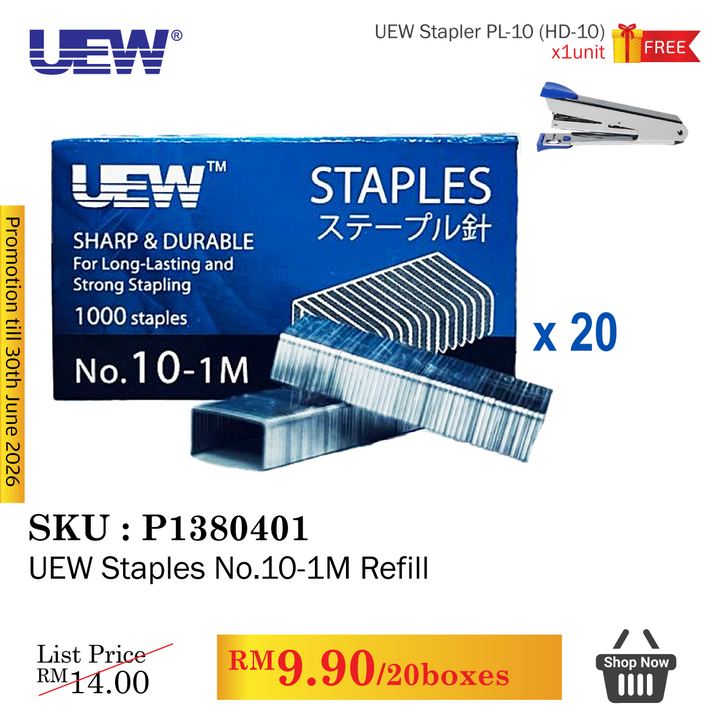 Promo@UEW Staples No.10-1M Refill