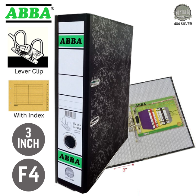 ABBA Arch File F4 Silver