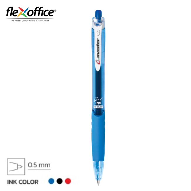 Flexoffice G-Master Retractable Gel Pen 0.5mm FO-GEL021