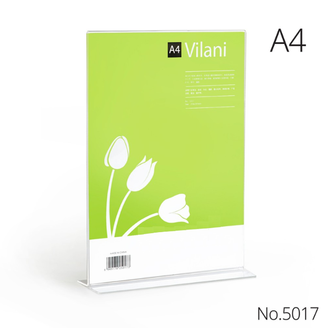 Vilani Acrylic Holder Vertical A4 size