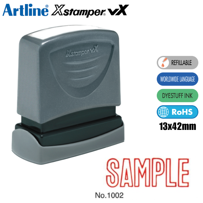 Artline X Stamper (Sample) ES-BV - Red