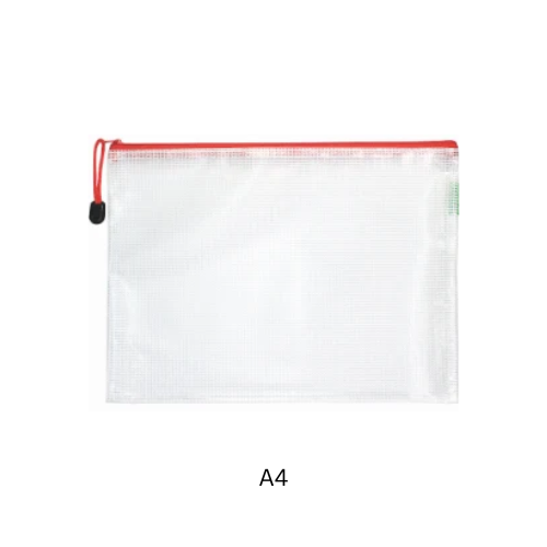 WELLBORD Zipper Soft Mesh Clear Case