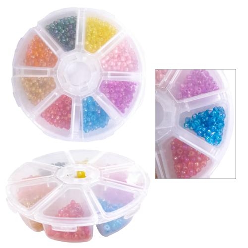 DIY Beads in Box 8 Colours in One
