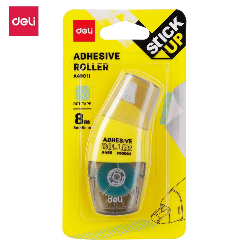 Deli Adhesive Roller Glue Tape 6mmX8m (Refillable)