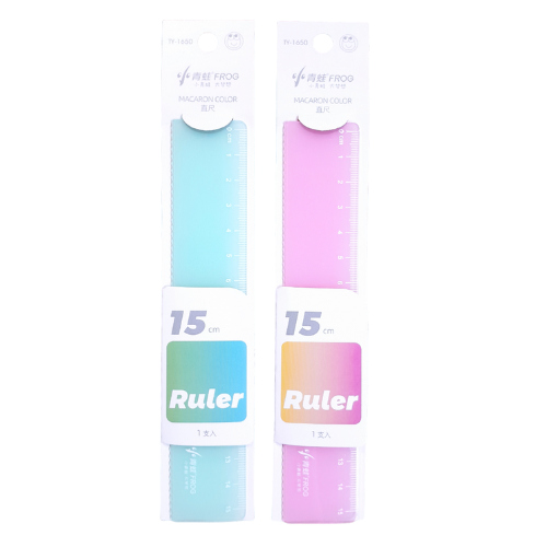 Little Frog Plastic Ruler 15cm