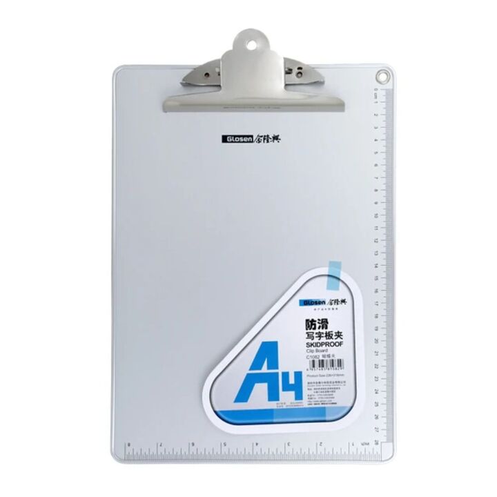GLOSEN Aluminium Jumbo Clip Board A4 C1082 with Measument