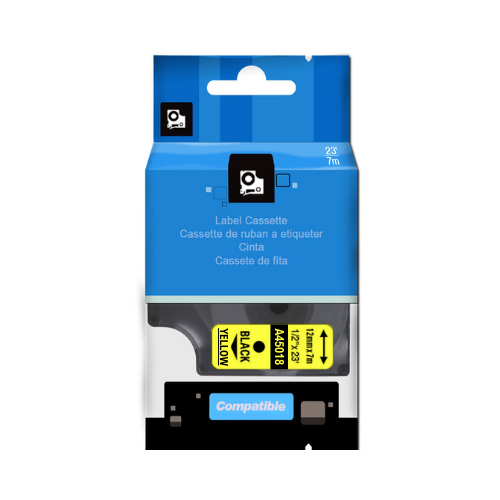 UEW Compatible Dymo D1 Label Tape (12mmx7m)