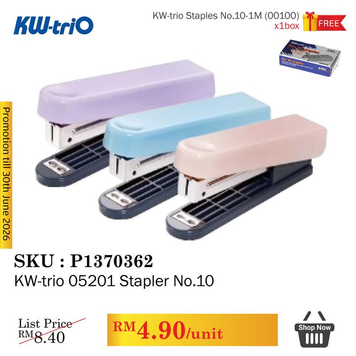 Promo@KW-trio 05201 Stapler No.10