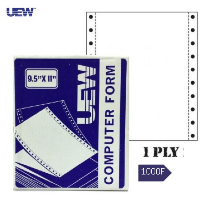 UEW Computer Form 1ply