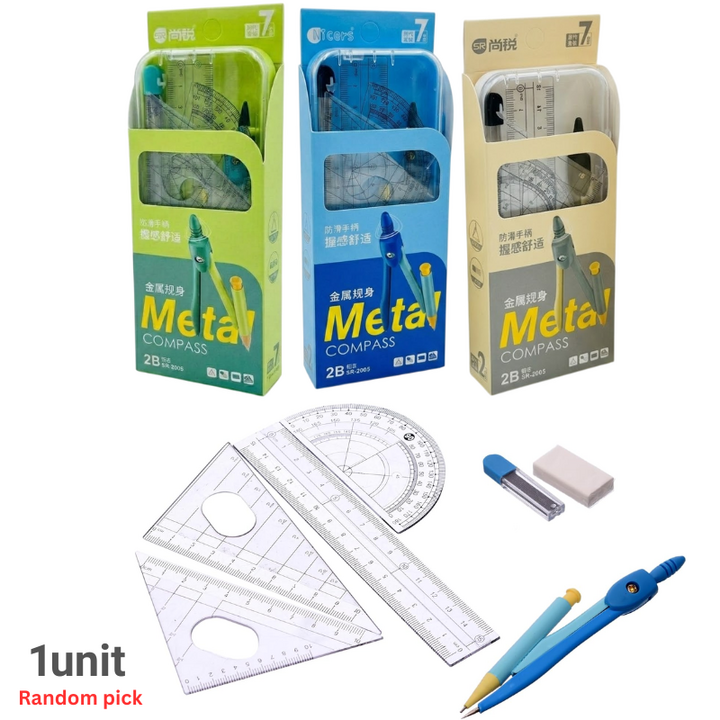 SR Metal Compass Set 7's with Lead