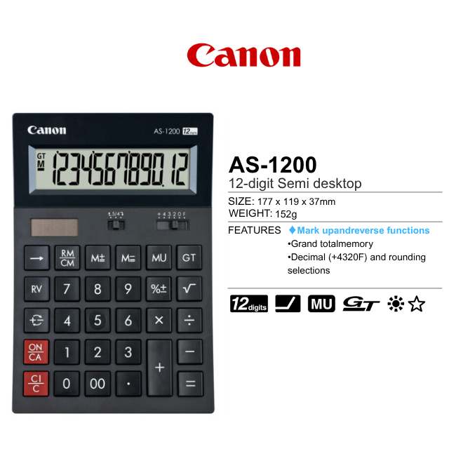 Canon Desktop Calculator