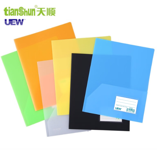 UEW PP Plastic Folder with 2 Flaps