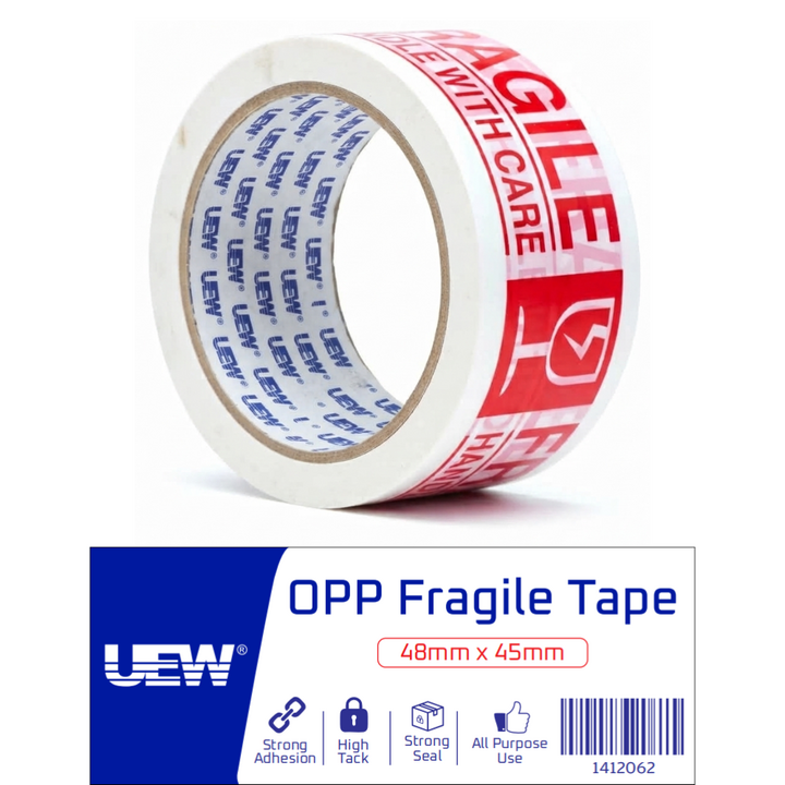 UEW OPP Fragile Tape 48mm x 45m