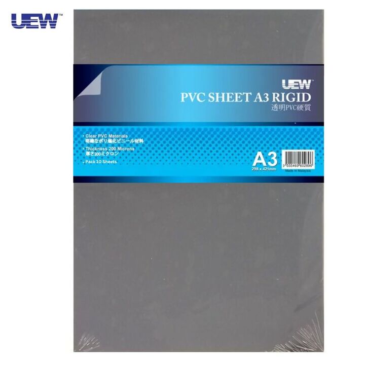 UEW Rigid PVC Sheet A3
