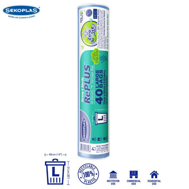 Sekoplas RePlus HDPE Garbage Bag