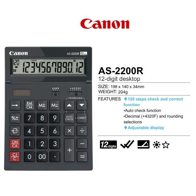 Canon Desktop Calculator