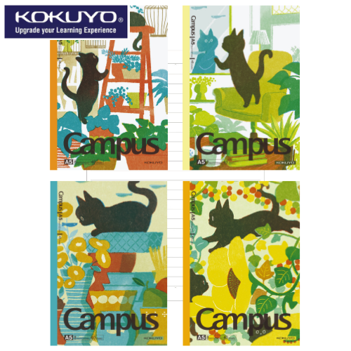 KOKUYO Campus AC Illustrator Notebook A5 40P World Through Cat's Eyes (WAC-CDNA54-J154)