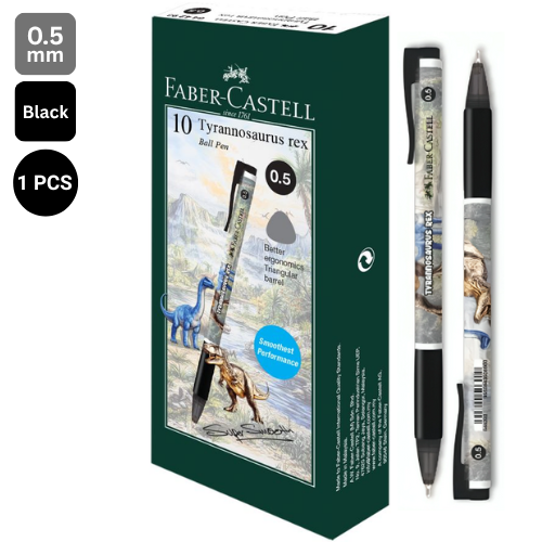 Faber-Castell Grip X Jurassic Land 0.5mm - Black