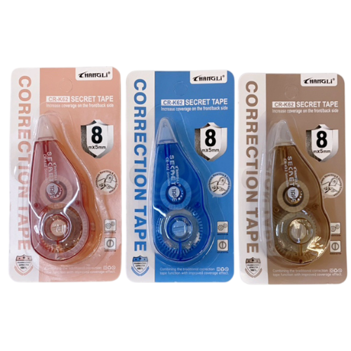 Hangli Correction Tape Mix Colour 8m*5mm CR-K62
