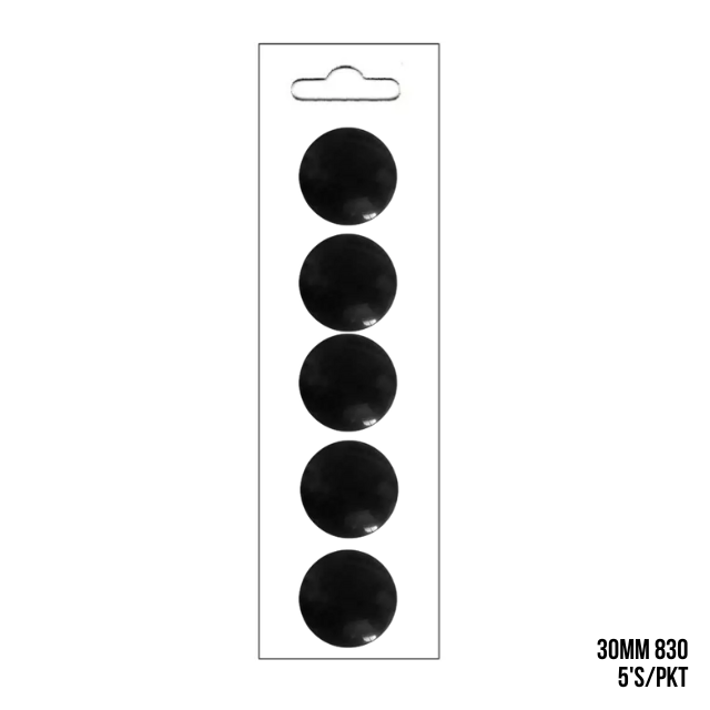 Round Magnetic Buttons 30mm (830) 5's/pack