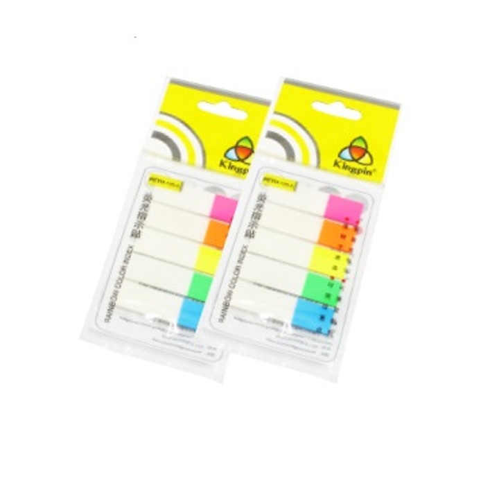 Kingpin Fluorescent Colour Index Flag 44x12.5mm