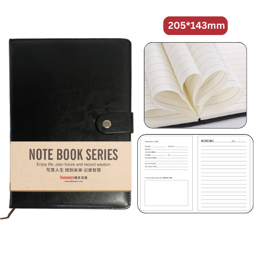 BOWEN Single Lined Notebook 96's 80g 205*143mm 2522-3