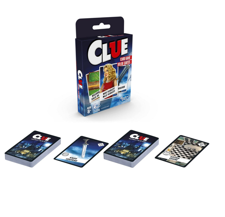 Hasbro Classic Card Game Clue