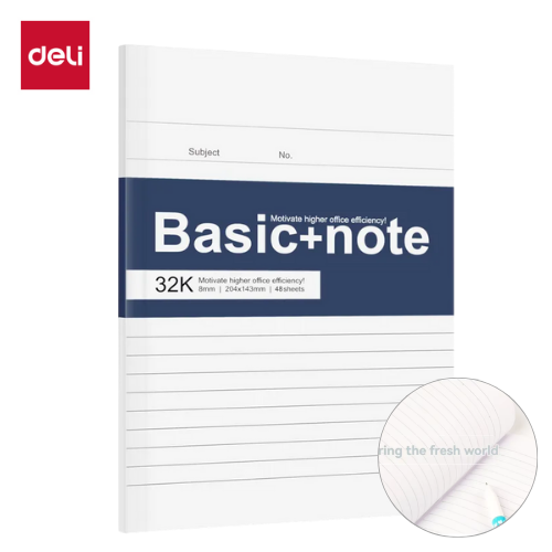 Deli Office Soft Cover Notebook 204x143mm 48's