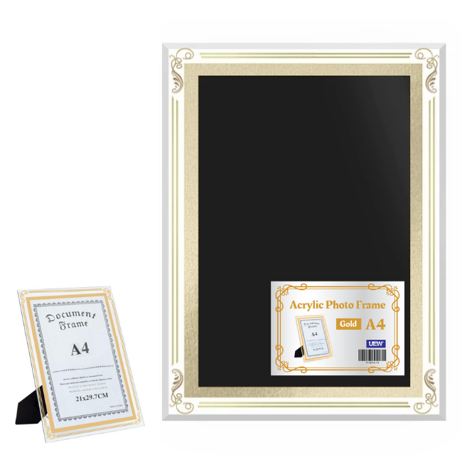 UEW Acrylic Photo Frame A4