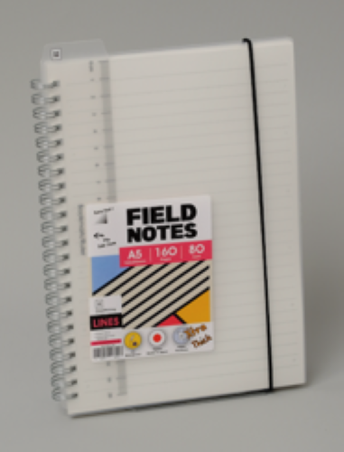 Masterprint A5 Line Field Wire-O Notebook 160pgs - HW-A560-LINE
