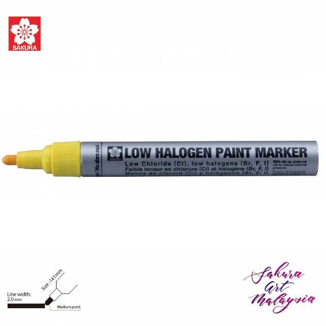 Sakura Low Halogen Paint Marker for Marking on More Sensitive Place Againts Corrosion
