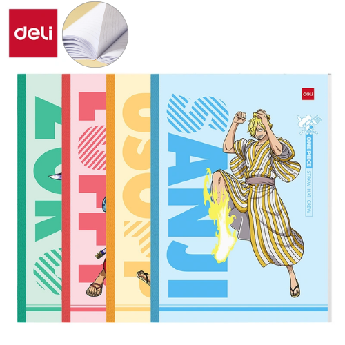 Deli One Piece Spiral Lined Notebook N412 B5 60's 70g