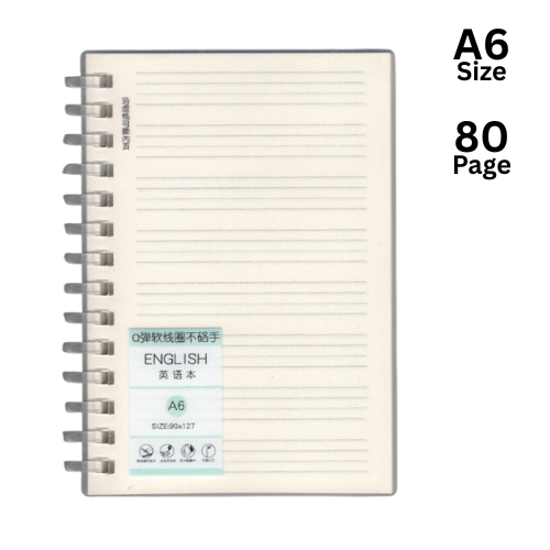 Wire-O Note Book A6 80's