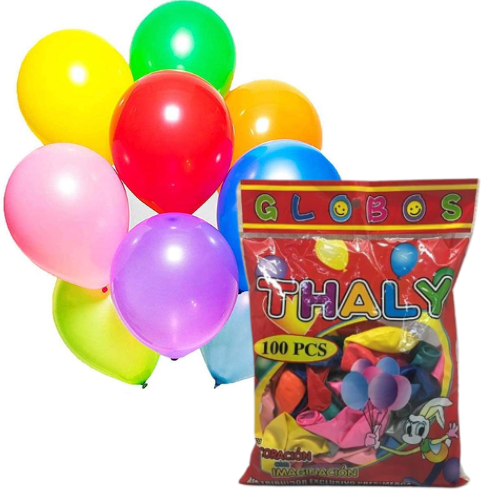 Balloon 9cm 100's - Mix Colour