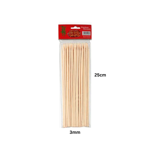Bamboo Wooden Stick 3mmx25cm