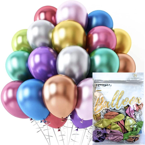 TONGHAI Biodegradable Metallic Balloon 12inch 50's