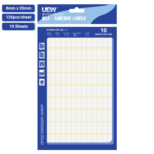 UEW Label Sticker 10's