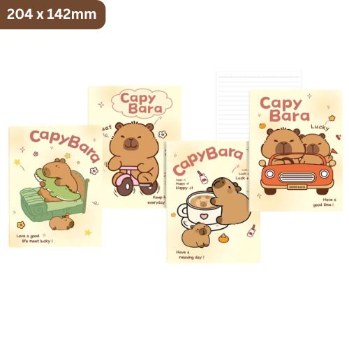 Capybara Single Line Notebook A5 36pgs 80g