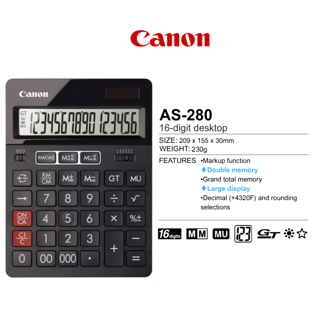 Canon Desktop Calculator