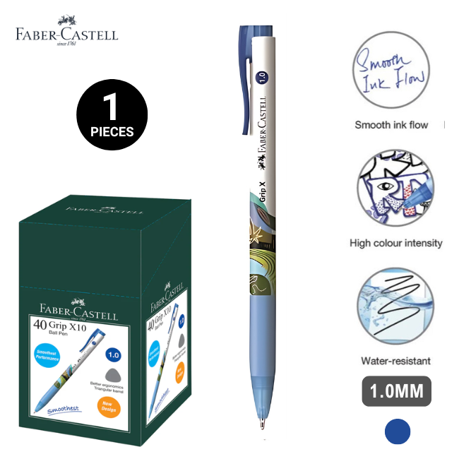 Faber-Castell Ball Pen Grip X10 1.0mm